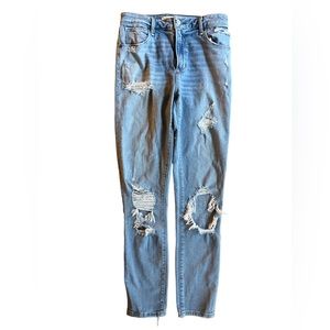 Abercrombie & Fitch The Super Skinny Ankle High Rise 3/14/21 Size 28 Long